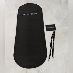 Net-A-Porter New Long Garment Bag, Logo Envelope and Ribbon PRICED TO SELL!